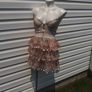 RACHEL AND CHLOE RUFFLED DRESS